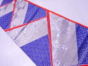 袋帯 ジュニア帯 裂取りに花唐草文様【リサイクル】【中古】...