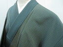小紋 縞文 着物【リサイクル】【中古】