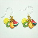 フルーツピアス(樹脂フルーツ)【樹脂ピアス】【送料無料・郵送】【ゆうパケット発送のみ】【恋愛成就】【パワーストーン】【ギフト】【母の日】