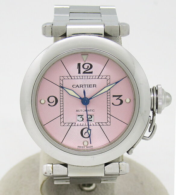 ◇【中古】【Cartier　カルティエ】 パシャC ビッグデイト ボーイズ　2324　自動巻腕時計♪♪送料無料★代引き手数料無料♪♪
