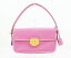 ◇【中古】 【PRADA プラダ】 パンチングレザー ショルダーバッグ BR4424 ショルダーバッグ ピンク