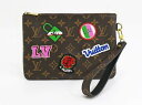 ☆【中古】 【LOUIS VUITTON ルイ・ヴィトン】 シティーポーチ クラッチバッグ ワッペン M63447 ポーチ モノグラム