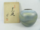 【72時間タイムセール35%オフ!】【華道】作家物 花瓶(共箱付)【送料無料】