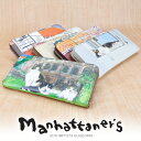 マンハッタナーズ manhattaner's!ラウンドファスナー長財布 【トップパース】 レディース ネコ 猫 ねこ かわいい 猫柄 財布 サイフ ギフト 義母 主婦 ママ お母さん【ポイント10倍】 プレゼント 【送料無料】【あす楽】