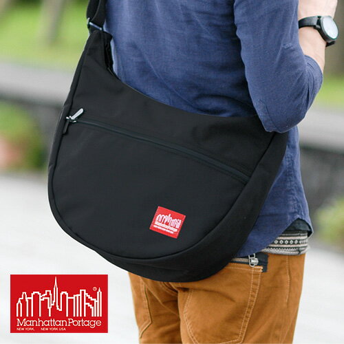 マンハッタンポーテージ Manhattan Portage ショルダーバッグ 斜めがけバッグ メンズ MP6056 6056 TOP ZIPPER NOLITA BAG 【送料無料】