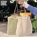 もこもこ 鞄 バッグ ショルダーバッグ 大人 カジュアル 小さ目 軽量 秋冬 トレンド 可愛い プレゼント