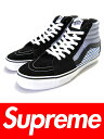 【送料無料】【あす楽対応】【楽ギフ_包装】【メンズ スニーカー・ブラック】Supremeシュプリーム【Supreme × CDG SK8-HI PRO】シュプリーム × バンズ × コムデギャルソンシャツとの”トリプルネームスケートハイスニーカー ”