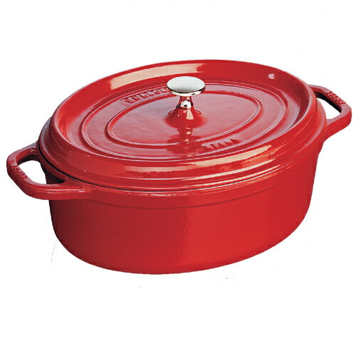 【staub】 ストウブ ピコ・ココット オーバル レッド 33cm