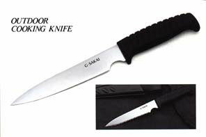 【G・SAKAI(Gサカイ)】 OUTDOOR COOKING KNIFE 直刃(アウトドアクッキングナイフ・直刃)