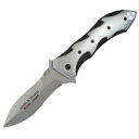 ySMITH&WESSON(X~X&EFb\)z Border Guard, Black & Silver Aluminum Handle, Plain S...