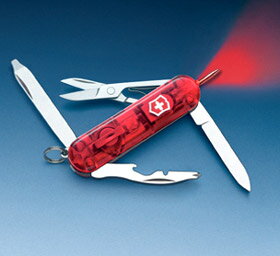 ビクトリノックス 【VICTORINOX】 マネージャーライト スケルトンレッド