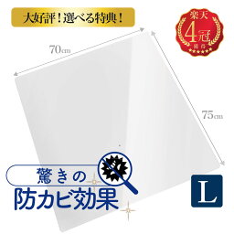 ＼楽天4冠 ／【選べる特典キャンペーン】冷蔵庫マット クリア 透明 キズ 凹み 防止 防カビ加工 Lサイズ ポリカーボネート 床暖房 冷蔵庫マット極 iHouse all 70×75cm 厚み2mm ＜国内正規1年保証＞ ＜あす楽・送料無料＞ 床 保護 冷蔵庫マットハードタイプ 硬質タイプ