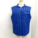 EMPORIO ARMANI エンポリオアルマーニ EA7 ダウンベスト ブルー グレー ナイロン メンズ アウター サイズXXL ノースリーブ スポーツライン 9W312 271058 東大阪店【Aランク】