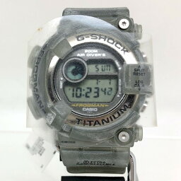 G-SHOCK ジーショック CASIO カシオ 腕時計 DW-8200MS-8T <strong>フロッグマン</strong> FROGMAN MEN IN SMOKE メンインスモーク グレー クリア スケルトン デジタル クォーツ ダイビング マンシリーズ チタン メンズ 三国ケ丘店 IT5BUZ2Y6HL6 【中古】