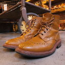 Trickers トリッカーズ スコッチグレイン カントリーブーツ M2508 MALTON モルトン シボ メンズ ブラウン UK7.5 NEXT51三国ヶ丘店 985164【USED】RM13H