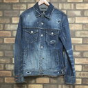 LOVELESS ラブレス デニム ジャケット ダメージ パッチワーク JKT アウター メンズ Mサイズ 066290 三国ヶ丘【USED】RM42GC