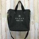 GUCCI グッチ トートバック tote BAG イタリア製 2WAY ショルダー カバン 鞄 ユニセックス メンズ レディース ブラック 黒 本革レザー 美品 231859 三国ケ丘店 153052【USED】RMB21