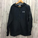 UNDER ARMOUR アンダーアーマー ストレッチウーブンノベルティフルジップ+パンツ ウインドブレーカー上下セット スポーツ ブラック 1290274 ジャージ UAストーム メンズ 未使用品 古着屋NEXT貝塚店【Aランク】RK1283M
