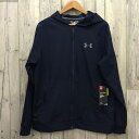 UNDER ARMOUR アンダーアーマー ストレッチウーブンノベルティフルジップ+パンツ ウインドブレーカー上下セット スポーツ ネイビー 1290274 ジャージ UAストーム メンズ 未使用品 古着屋NEXT貝塚店【Aランク】RK980M