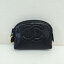 CHANEL シャネル コインケース ポーチ キャビアスキン CC ココマーク ブラック 黒 小物入れ ブランド品 レディース 三国ヶ丘店 642721【USED】RMB88