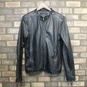 shama シャマ シングルライダースジャケット レザージャケット アメカジ セレクト JKT アウター ブラック サイズ38 三国ヶ丘店 663818 【USED】 RM1044N
