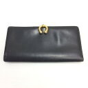 GUCCI グッチ 2つ折り長財布 035.661.1686 折りたたみ 財布 ウォレット レザー 皮革 ヴィンテージ ブラック レディース イタリア製 三国ヶ丘店 349391 【中古】 RMB1147