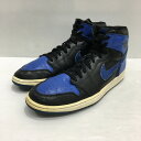 NIKE ナイキ AIR JORDAN 1 HIGH ROYAL 2001年 モデル 初期復刻 ブラック メンズ 29cm 三国ヶ丘店 500297 【中古】 RM252E