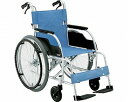 【送料無料】自走式 アルミ製スタンダード車椅子 ECO-201B/ 前座高43cm 座幅40cm E-2[
