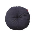●【送料無料】フロアクッション カイハラデニム生地使用 『レオン』 約55丸×5cm 9144759「他の商品と同梱不可/北海道、沖縄、離島別途送料」