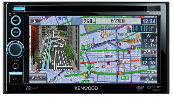 KENWOOD ケンウッド ワンセグAVナビ MDV-323