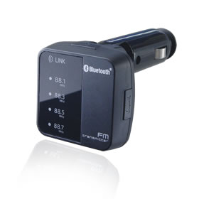 カシムラ Bluetooth3.0 FMトランスミッター+1.8AハイパワーUSB充電ポー…...:nf:10770696