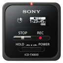 ☆<他の商品と同梱不可/沖縄不可>ソニー ICD-TX800-B リニアPCM対応ICレコーダー 16GB ブラック