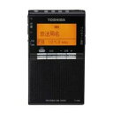 ☆TOSHIBA ワイドFM対応 FM/AM 携帯ラジオ ブラック TY-SPR8KM