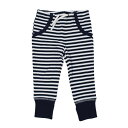 ●【送料無料】L'ovedbaby Stripe-A-Pose Collection ストライプ ジョガーパンツ sap-407 ネイビー/ホワイト・6〜9ヵ月「他の商品と同梱不可/北海道、沖縄、離島別途送料」