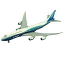 ●【送料無料】HoganWings/ホーガンウイングス B747-8 ボーイング・ハウスカラー 1/1000スケール 8478「他の商品と同梱不可/北海道、沖縄、離島別途送料」