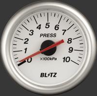 BLITZ ubc RACING METER ELV60 PRESS METER dC WHITE Code19472