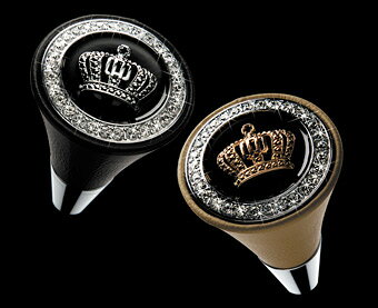 GARSON シフトノブ 【SA655-04】DADシフトノブ タイプ クラウン ベージュレザー: SIL/ライトシャム