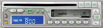 SANYO サンヨー オーディオ 1DIN FXCD-550J