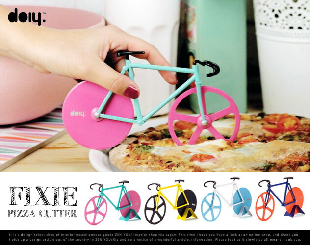 Fixie Pizza Cutter / フィクシーピザカッター doiy / ドゥーアイ…...:nia-i:10004040