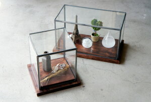 CabinetWithWoodVaseLsize/キャビネットウィズウッドベースLサイズGLASSDOME/ガラスドームガラスケースショーケースdetail【あす楽対応_東海】