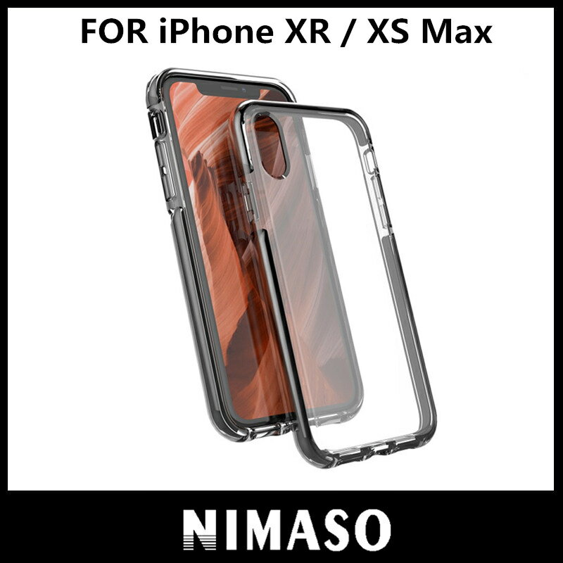 iPhone Xs ケース iPhone Xs Max 保護ケース 耐衝撃 Nimaso iPhone XR iPhone Xs iPhone Xs Max 専用保護ケース【米軍MIL規格取得】ワイヤレス充電対応/全面保護/フィルムと干渉せず N2