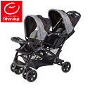 二人乗りベビーカー BabyTrend シット&スタンド ダブル ピスタチオ【日本育児】ベビートレンド ベビーカー双子 自立式 折りたたみ 2人乗り「代金引換不...