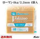 送料無料 太麺 2.2mm 業務用 ボルカノ スパゲッチ【ローマンスパゲッチ 2.2mm(4kg)】(