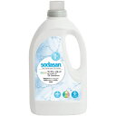 ソーダサン SODASAN ランドリーリキッド センシティブ 1.5L 白物・色柄物用液体洗濯洗剤 洗濯洗剤 無添加 エコ洗剤 オーガニック 敏感肌 子供 赤ちゃん ベビー ドイツ | 洗濯用洗剤 液体洗剤 ギフト 大容量 本体 無香料 海外 衣類用 おしゃれ プレゼント