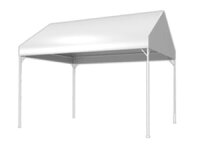 スーパーキングE-テント 1.5間×2間(2.7m×3.6m)白の画像