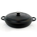 ル・クルーゼ(Le Creuset)ビュフェ・キャセロール 26cm ブラック