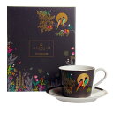 サラ・ミラー (Sara Miller) チェルシーコレクション ティーカップ&ソーサー ダークグレー 200ml