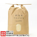 【令和3年度米】新潟県産 新潟米HAPPY新之助 精米5kg 農園ささき 新潟県産 産地直送 送料無料【代金引換決済不可】【新潟直送計画 しんのすけ ライス 白米 ハッピー】