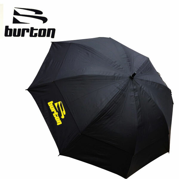 burton golf/バートンゴルフロゴ イエロー UVカット アンブレラ晴雨兼用/全長約98cm
