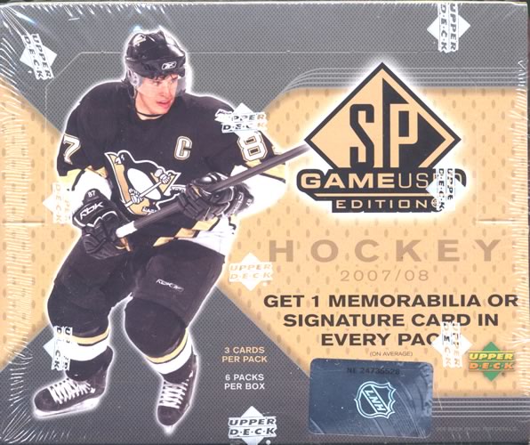 NHL 2007/2008 SP GAME USED EDITION